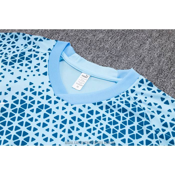 Chandal del Manchester City Manga Corta 2023-2024 Azul - Pantalon Corto